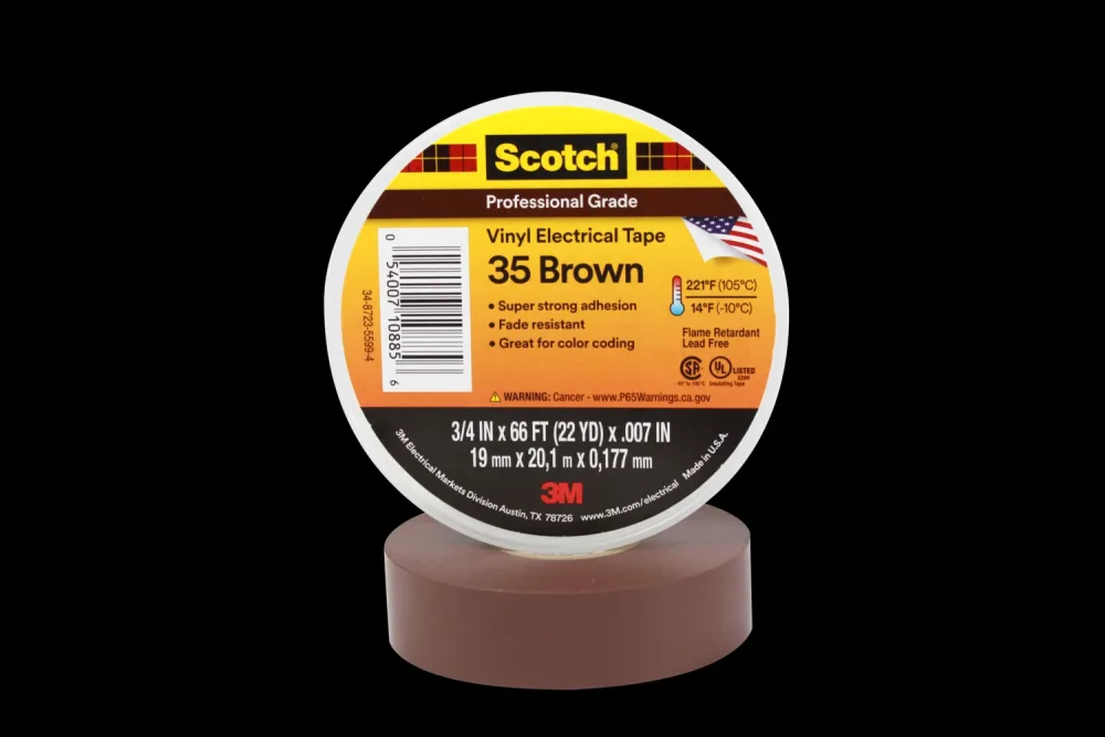 3M Scotch 35 Eltejp 19mm, 20m, blå - Bild 2
