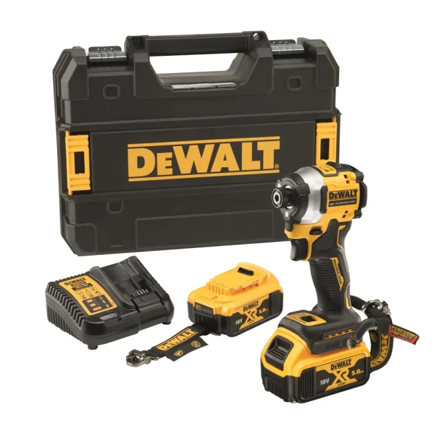 Dewalt DCF850P2LRT-QW Slagskruvdragare med batteri och laddare