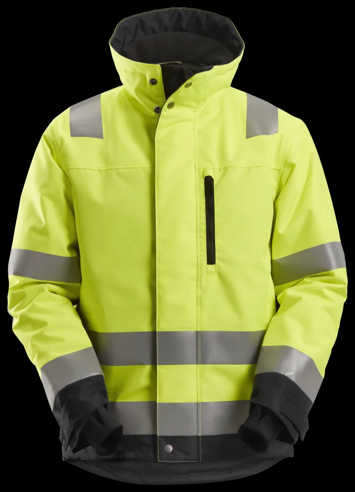 Snickers Workwear 1130-6604 Vinterjacka varsel, gul/svart XXL