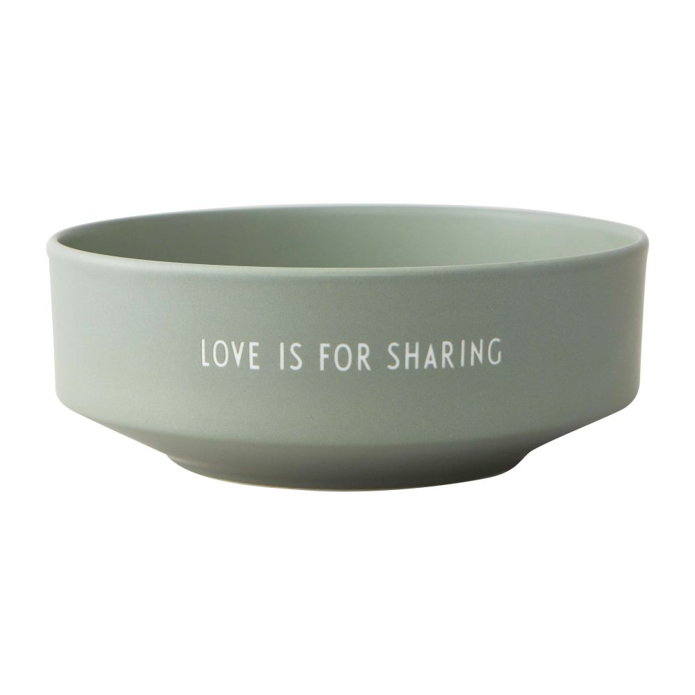 Design Letters favoritskål medium Ø17,5 cm, Green
