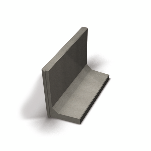 MUR BENDERS L-STÖD 20KN GRÅ2000X1000 A, 2000X1000MM 2859907A