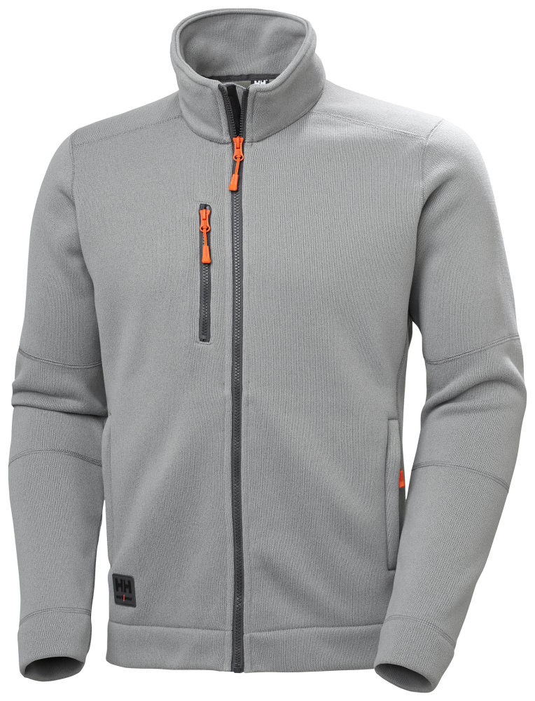 FLEECEJACKA HELLY HANSEN KENSINGTON STICKAD, POLARTEC LJUSGRÅ M