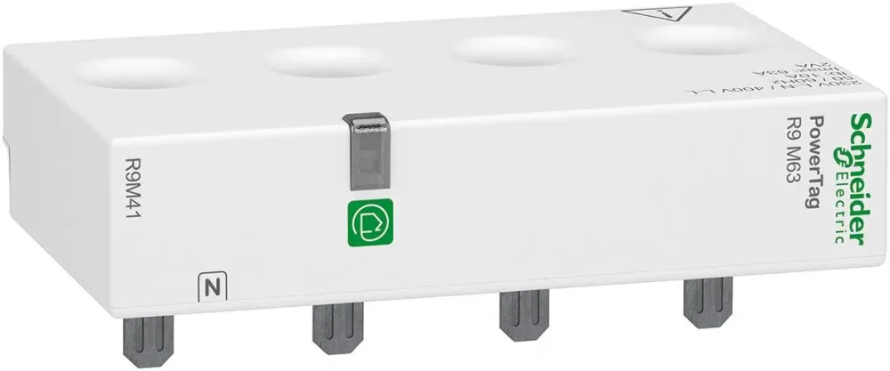 Schneider Electric R9M41 Energimätare 63 A, 3p+N Övre