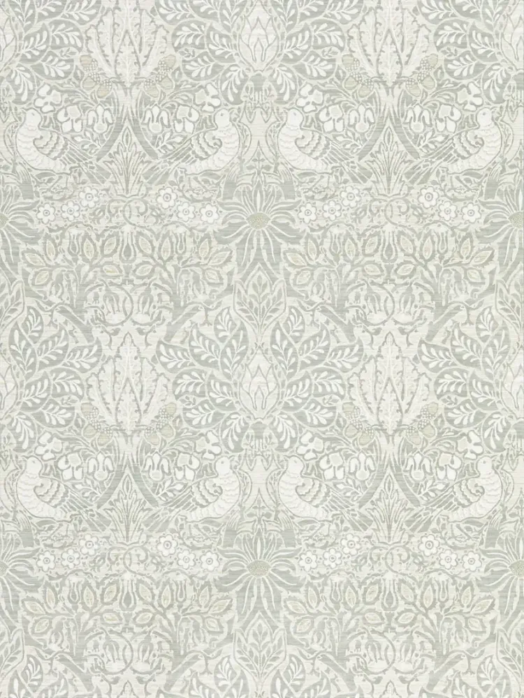 Morris & Co - Pure Dove & Rose Grey Blu Pure Morris North Wallpap