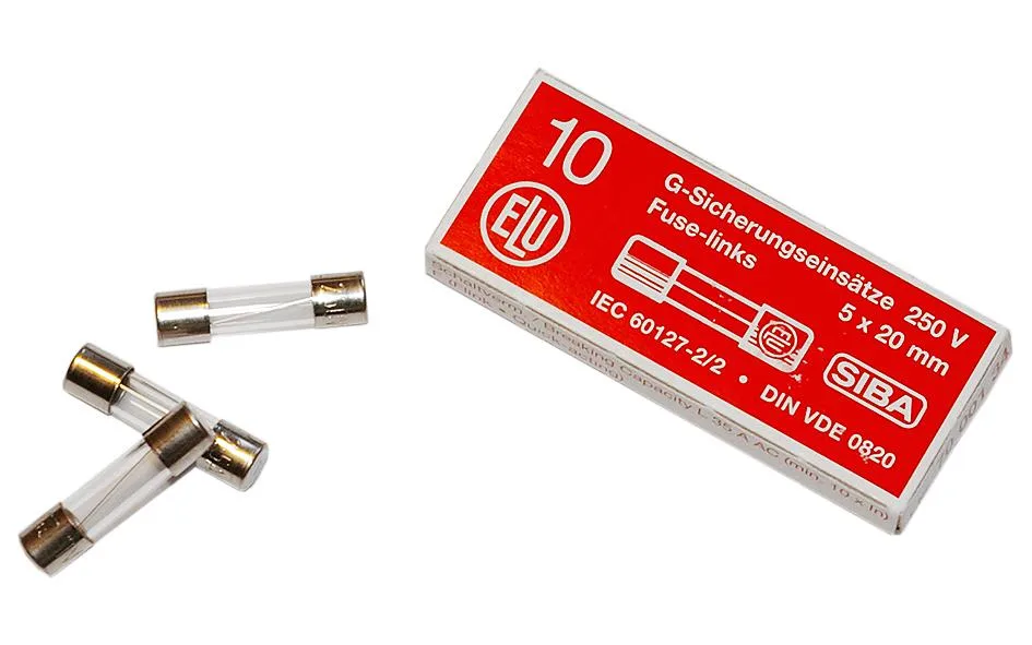 SIBA 7000135.2,5 Finsäkring 5x20 mm, trög, 10-pack 2,5 A