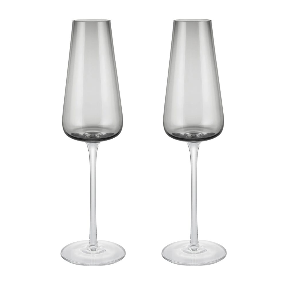 Belo champagneglas 20 cl 2-pack, Smoke