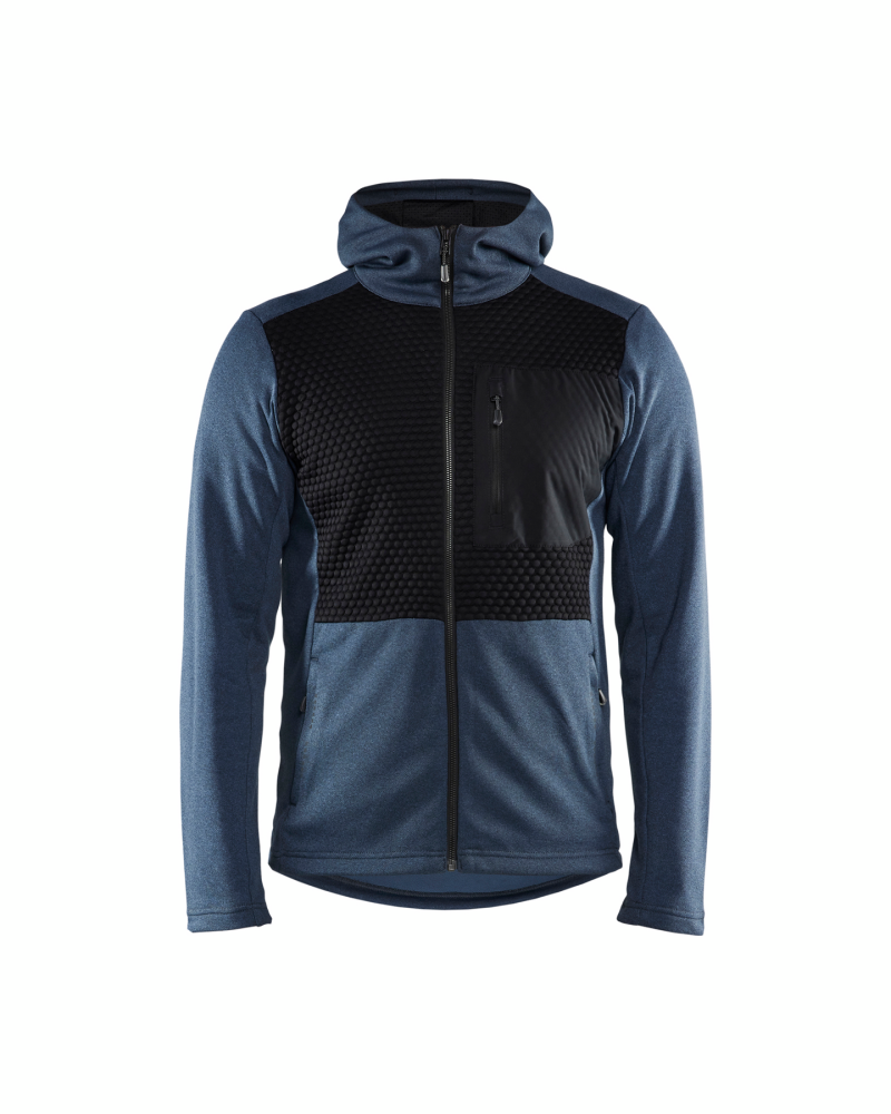 LUVTRÖJA BLÅKLÄDER 3540 2533 FULL ZIP, NUMB BLUE/BLACK XL