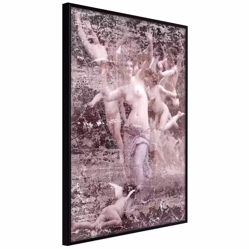 Poster Artgeist Affisch Romantic Ambush Svart ram, 20x30 cm