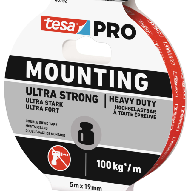 MONTERINGSTEJP TESA PRO ULTRA STRONG 19MM 5M