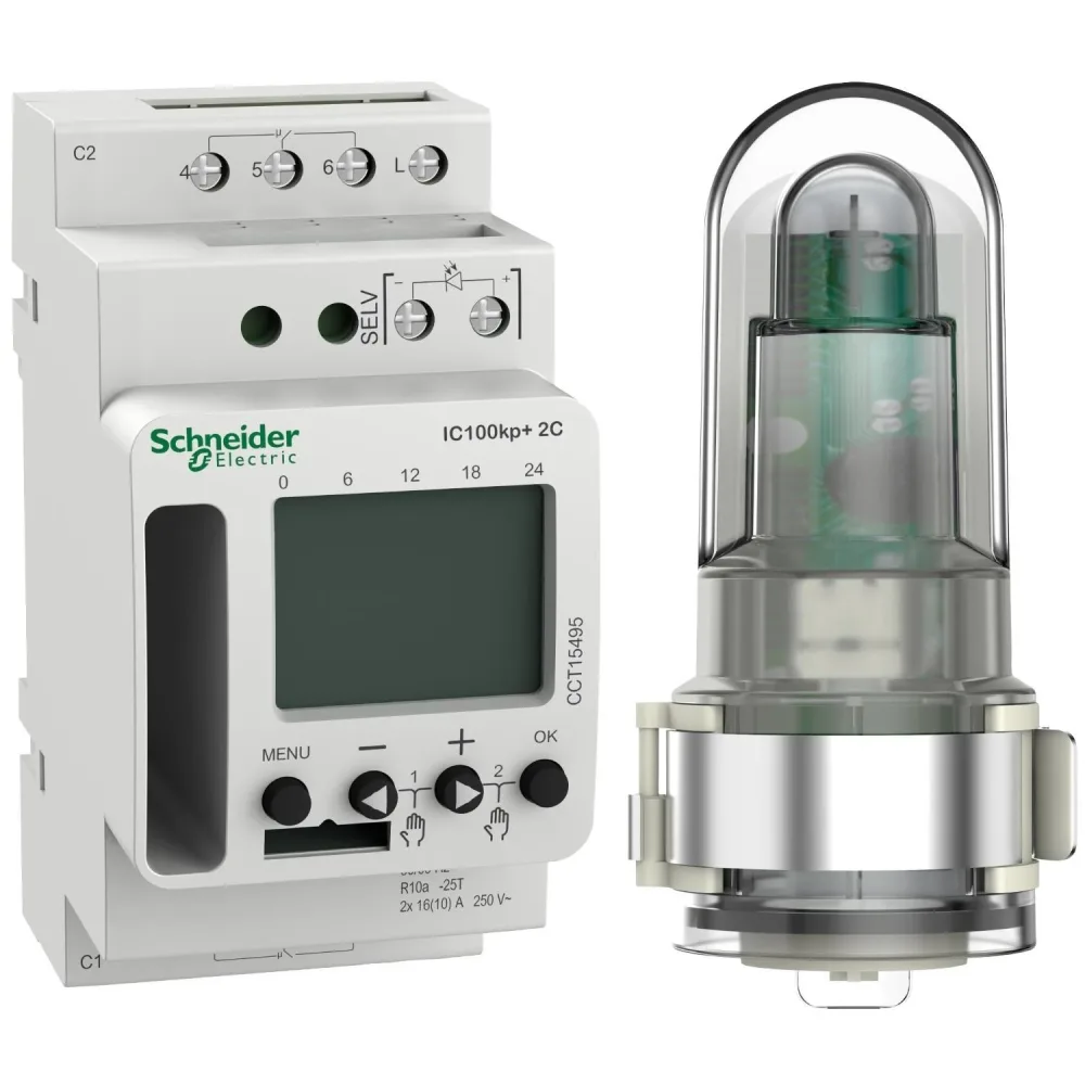 Schneider Electric CCT15495 Skymningsrelä 2 kanaler 2 kanaler - Bild 2