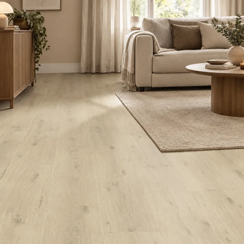 Laminatgolv Trondheim Pro Light Beige Oak - Bild 2