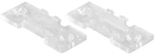 Hide-a-Lite 7550658 Monteringsclips till aluminiumprofiler, 2-pack