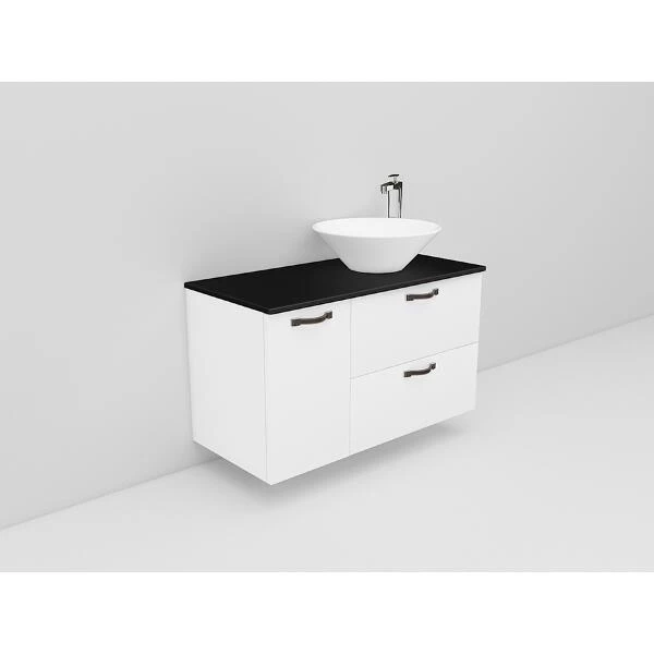 Badrumsmöbel Flexline Modell 51 90cm, Vit, Slät, | Stuvbutiken