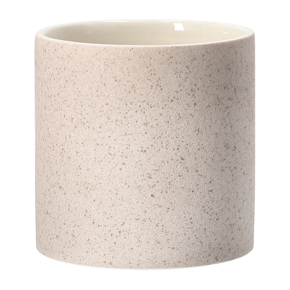 Speckled kruka Ø15 cm, Beige