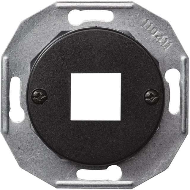 Schneider Electric Actassi Centrumplatta svart, utan ram 2x8 poler