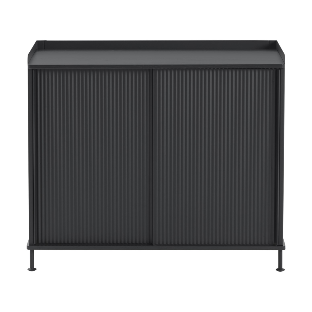 Enfold sideboard 100x45x85 cm, Black-anthracite black