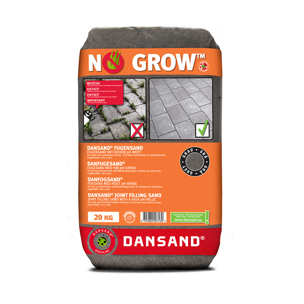 FOGSAND DANSAND OGRÄSHÄMMANDE GRÅ, 20 KG