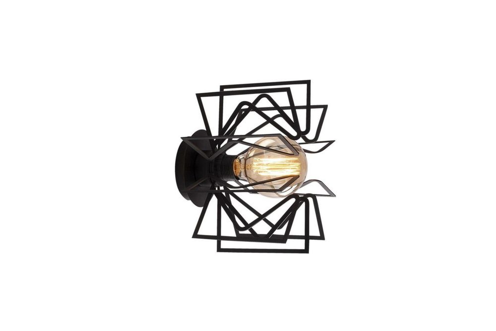 Vägglampa Quira Svart