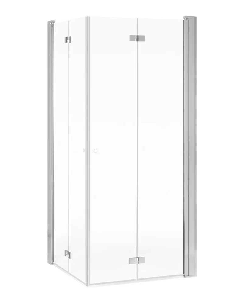 Gustavsberg Square GB51SRFD1090CR Duschhörna klarglas/krom, vikbar 100x90 cm
