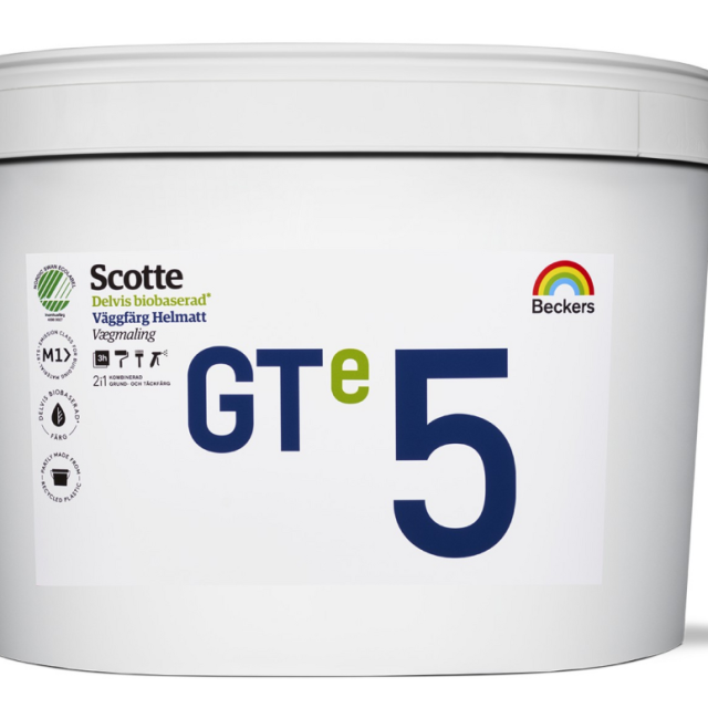 VÄGGFÄRG SCOTTE GTE 5 VIT/BAS A 9L