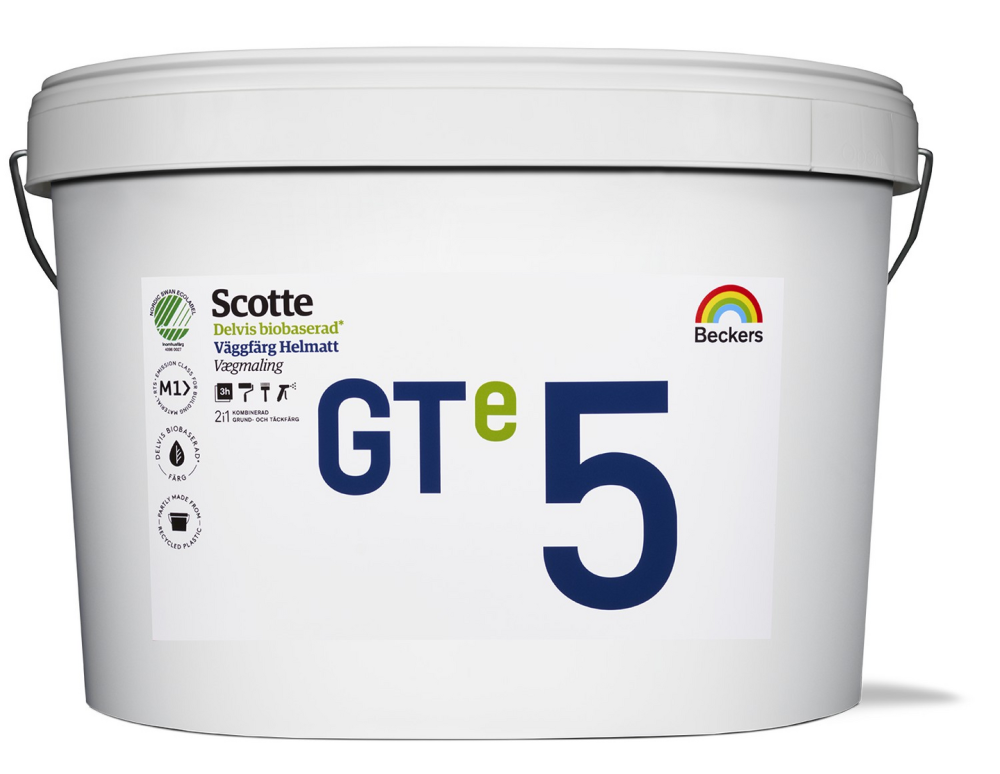 VÄGGFÄRG SCOTTE GTE 5 VIT/BAS A 9L