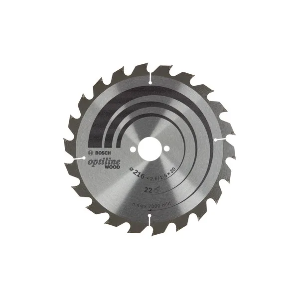 Bosch 2608838410 Cirkelsågklinga 216x30x22T 22T