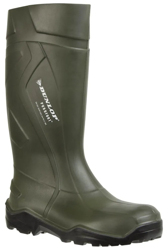 Dunlop D760933 Gummistövel grön, Purofort+, PU 41