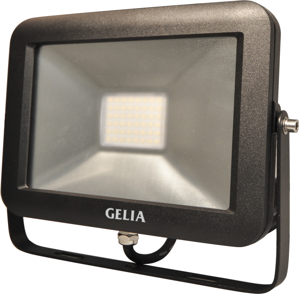 STRÅLKASTARE GELIA LED KABEL0,5M, STICKPROPP IP65 6500K 30W