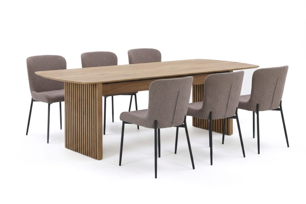 Richeto Matgrupp Ek 210 cm med 6 Elsie Matstolar