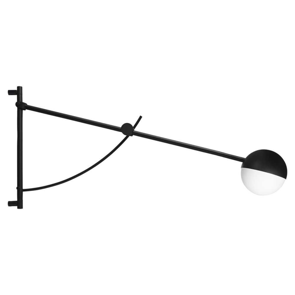 Balancer vägglampa, Svart