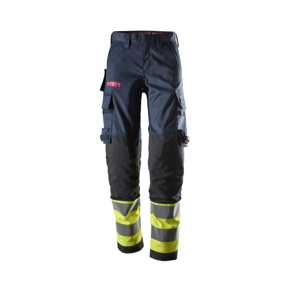 STRETCHBYXA DAM PW HV KL1 MARIN/VARSEL GUL STL 46