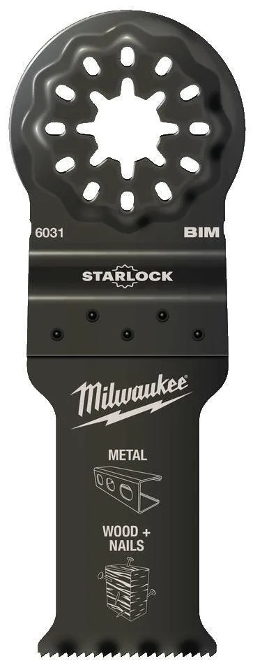 Milwaukee SL BIM WM28X47 Instickssågblad 28 x 47 mm, Starlock 1-pack