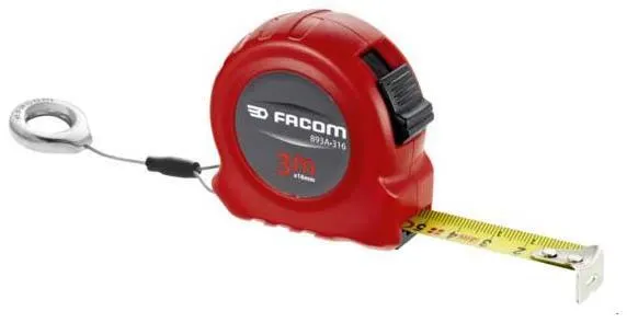 Facom 893.316SLS Måttband med SLS-fäste 3m