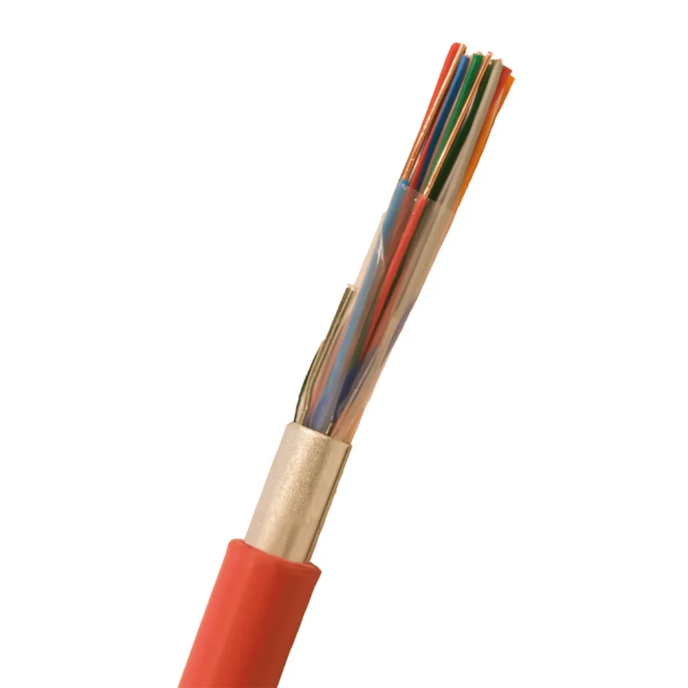 Nexans ELAQBY Larmkabel 5x2x0.6 mm, röd 500 m, trumma