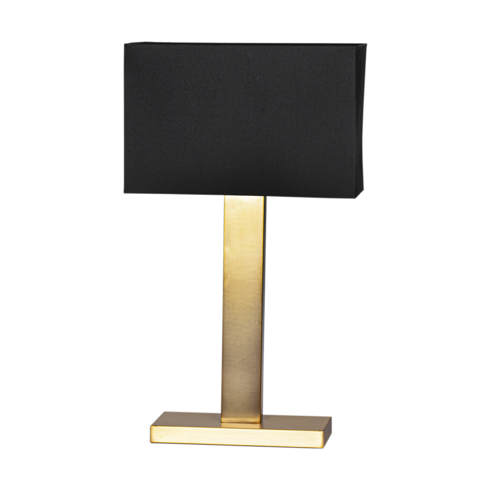 Prime bordslampa 69 cm, Mässing-svart skärm