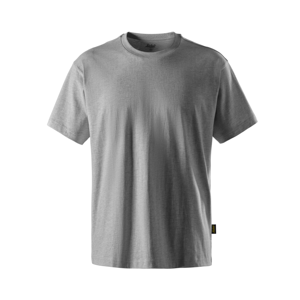 T-SHIRT LOOSE FIT GRÅ MELERAD STL L