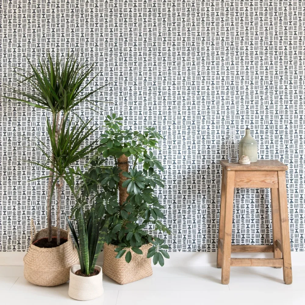 Kinfolk Heiroglyph Lead Misp1241 Vit Tapet - Midbec | Stuvbutiken - Bild 3
