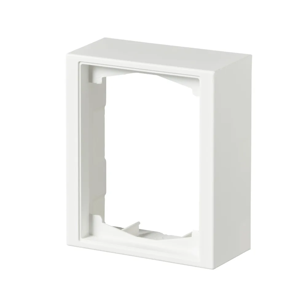 ABB 1721S100-884 Förhöjningsram 100 x 40 mm, vit 1-fack