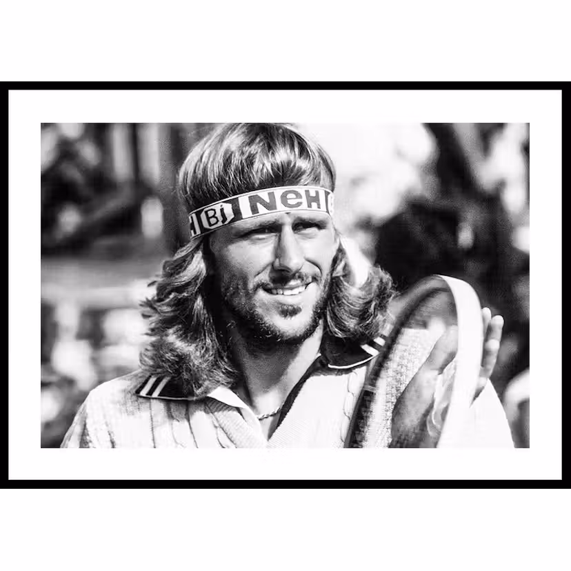 Poster Gallerix Björn Borg 1980 30x40 cm