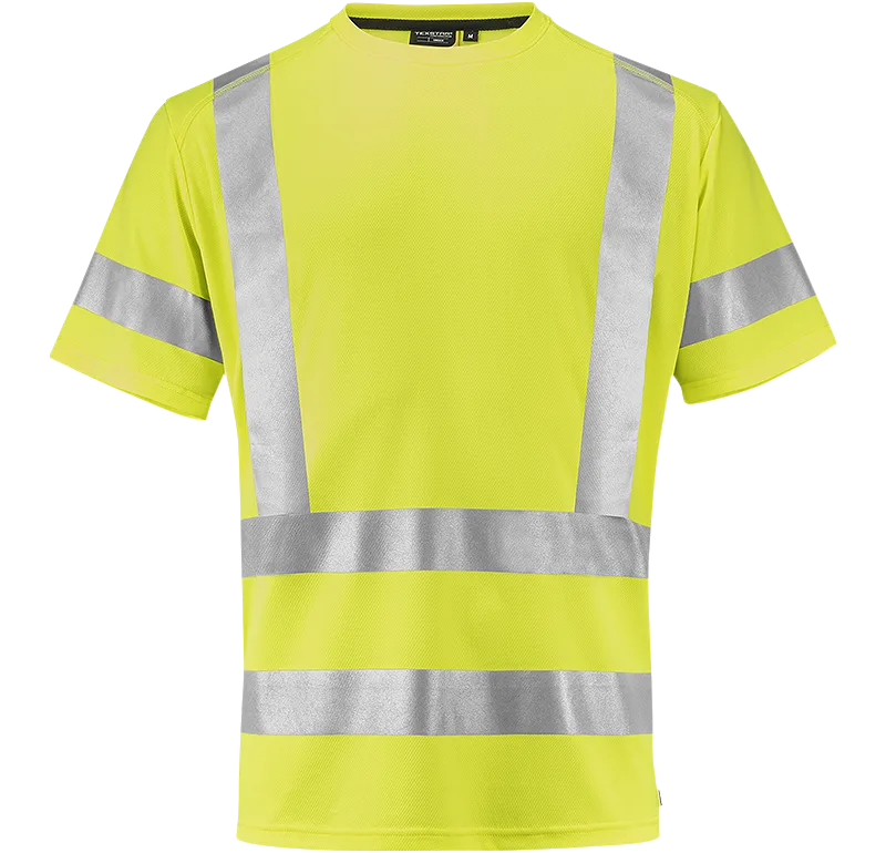 Texstar TS23 T-shirt gul, varsel XXL