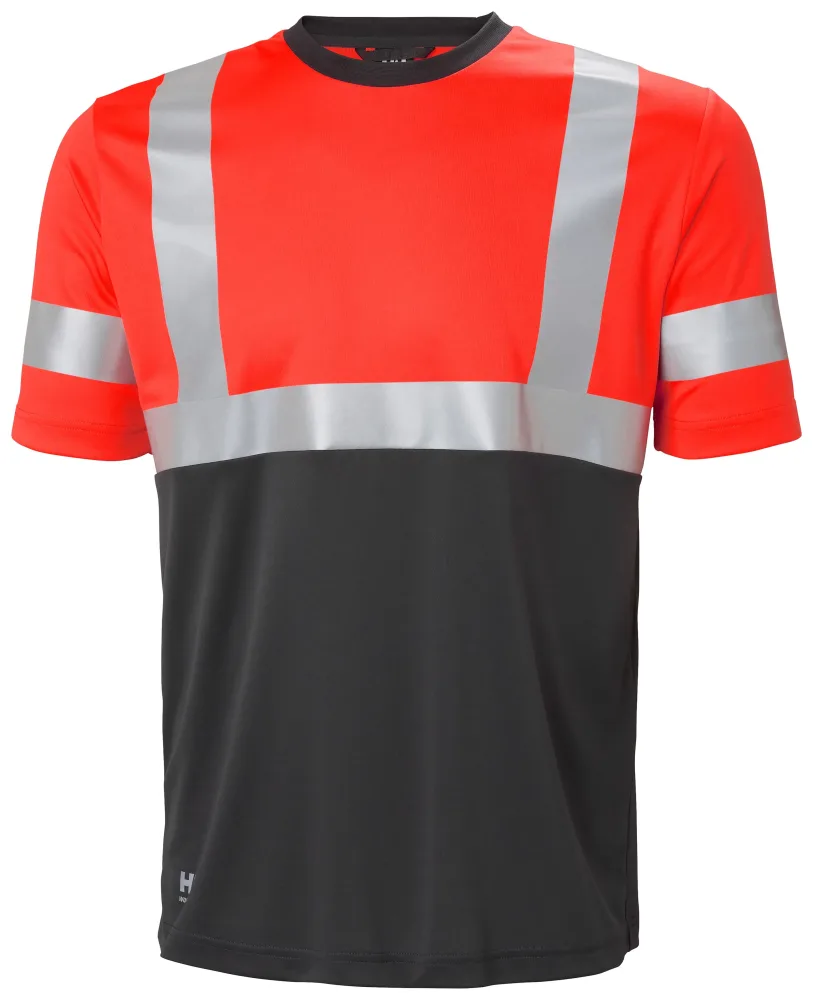 Helly Hansen Workwear Addvis 79254_269 T-shirt orange/svart, varsel M
