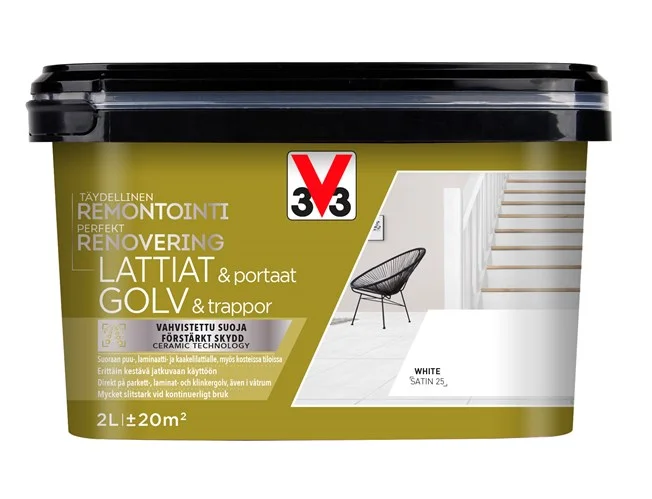 Perfekt Renovering Golv & Trappor 2L White