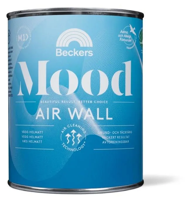 Beckers Mood Air Wall Väggfärg helmatt Valfri kulör