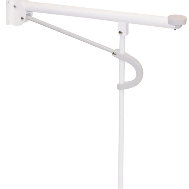 Etac Optima L Toalettarmstöd 735 mm, vitlackerad