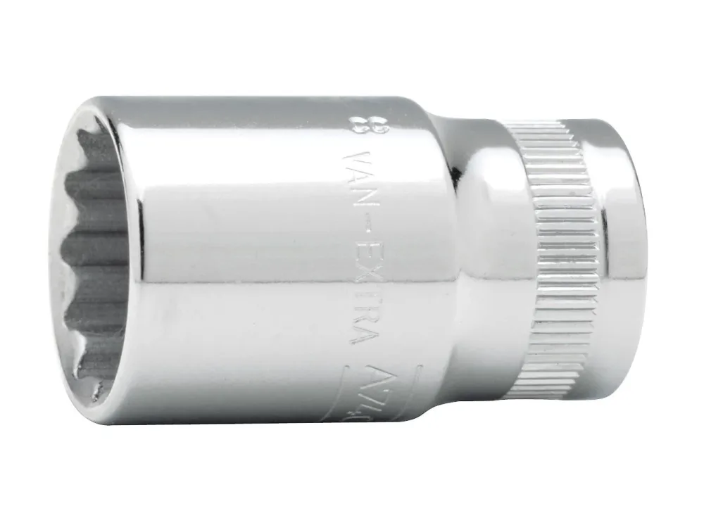 Bahco A7400DZ-3/8 Tolvkanthylsa 3/8", tum 3/8"