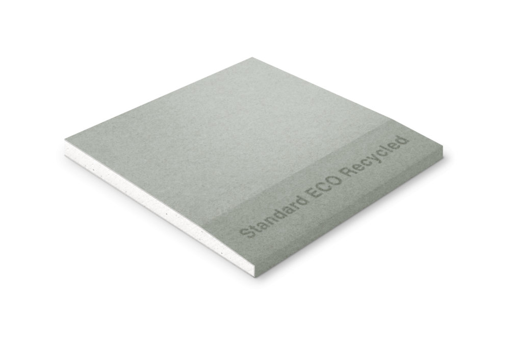 GIPSSKIVA NORGIPS STD ECO RECYCLED, ML D-PLAST 12,5X1200X2600MM