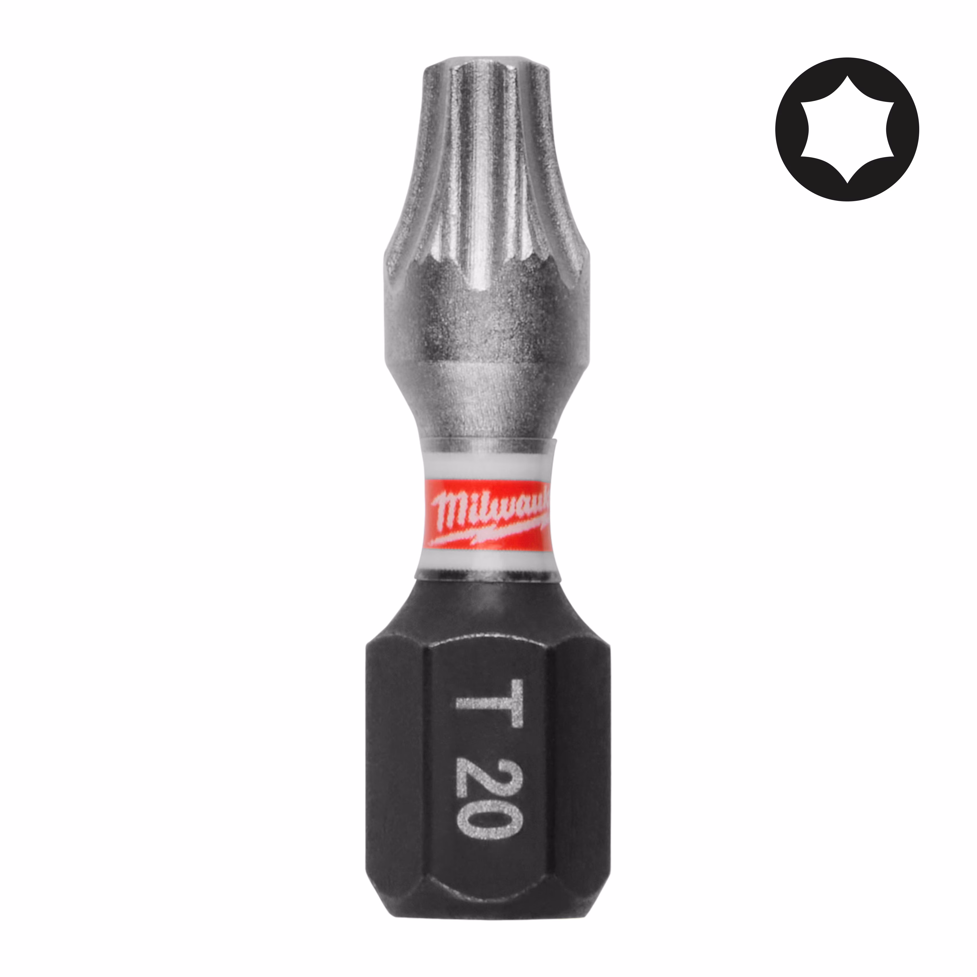 Kjøp Milwaukee Bits Shockwave TX20, 25 mm, 3-pakning