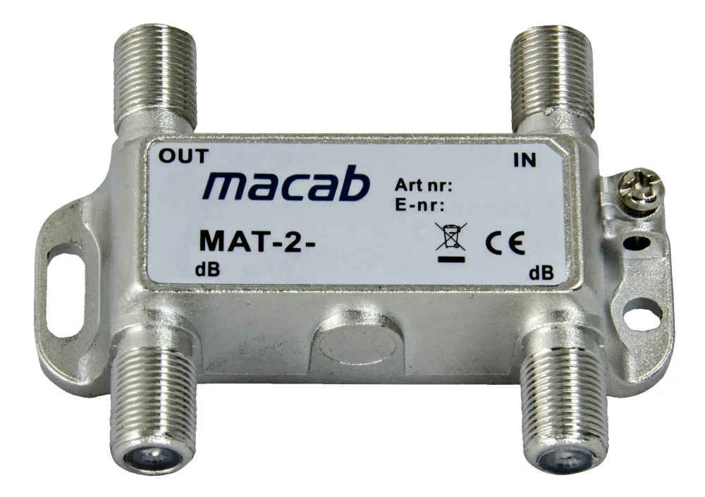 Televes 456033 Avtappare för F-kontakt 16 dB