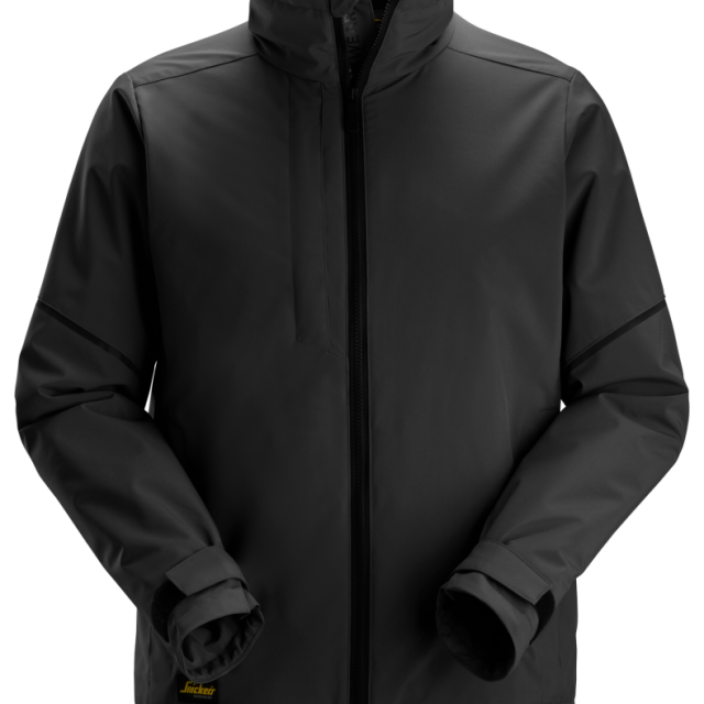 FLEECEFODRAD SNICKERS WORKWEAR JACKA AW WS, SVART STL: S