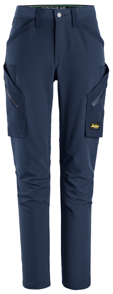 DAMBYXA SNICKERS WORKWEAR STRETCH FW -KNÄ, MARINBLÅ STL 18